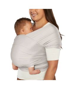 Ergobaby Aura Baby Wrap Sustainable Mesh - Soft Grey