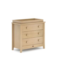 Boori 3 Drawer Chest with Changing Tray - Almond