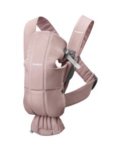 BabyBjorn Baby Carrier Mini Cotton - Dusty Pink