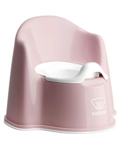 BabyBjorn Potty Chair - Powder Pink/White