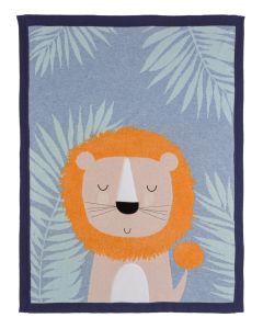 Bizzi Growin Baby Blanket - Ludvic Lion