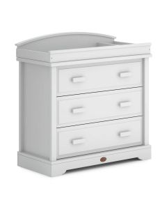 Boori 3 Drawer Dresser with Arched Changing Station - White