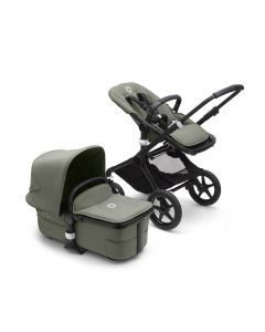 Bugaboo Fox 3 Complete Pushchair - Black/Forest Green