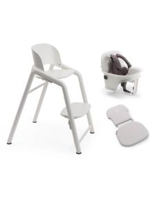 Bugaboo Giraffe Highchair + Baby Set & Pillow Set - White