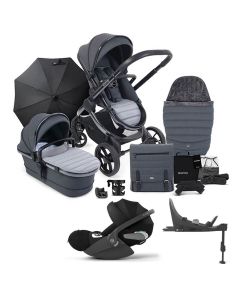 iCandy Peach 7 Cybex Cloud T i-Size Complete Travel System Bundle - Truffle