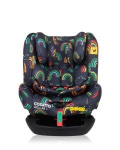 Cosatto All In All + ISOFIX Car Seat - Disco Rainbow