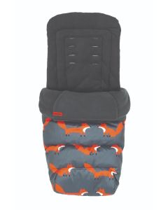 Cosatto Deluxe Footmuff - Charcoal Mister Fox