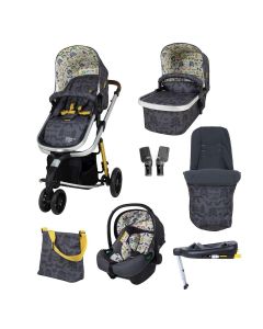 Cosatto Giggle 3in1 i-size Pushchair Everything Bundle -Nature Trail