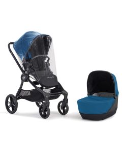 Baby Jogger City Sights  Stroller with Belly Bar, Carrycot and Weather shield- Deep Teal