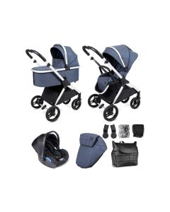 Insevio Dolphin 3 In 1 Travel System - Ocean Blue