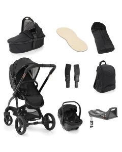 Egg 2 Luxury Pushchair and Shell i-Size Car Seat Special Edition Bundle - Black Geo