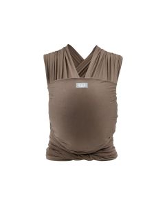 Gaia Baby Stretchy Baby Wrap Carrier - Pure Tencel - Nutmeg