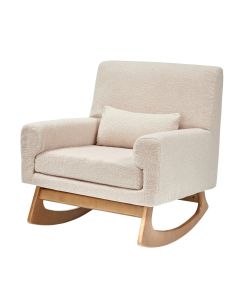 Gaia Baby Rocking/Feeding Chair - Biscuit Boucle/Oak