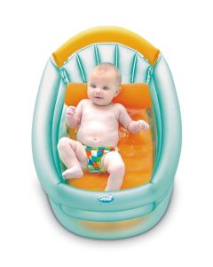 Jane Deluxe Inflatable Baby Bath With 3 Positions (30L) - Aquarel Blue