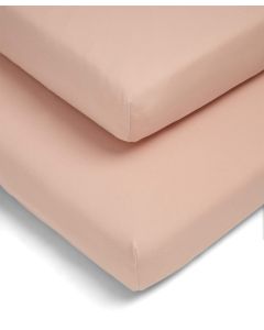 Mamas & Papas Cotbed Fitted Sheets (2 Pack) - Terracota