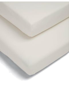 Mamas & Papas Cotbed Fitted Sheets (2 Pack) - Cream