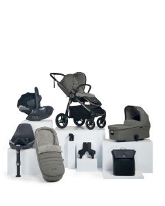 Mamas & Papas Ocarro Pushchair 9 Piece Bundle with Cybex Cloud T Car Seat & Base - Mercury