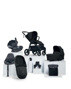 Mamas & Papas Ocarro Pushchair 8 Piece Bundle with Cybex Cloud T Car Seat & Base - Jet