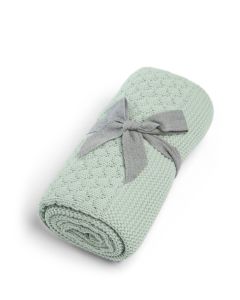 Mamas & Papas Knitted Blanket (70x90cm) - Bubble Blue