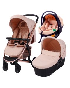 My Babiie MB200i iSize Travel System - Billie Faiers Rose Blush