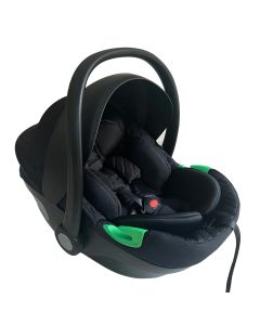 My Babiie iSize Infant Carrier and Isofix Base - Quilted Black