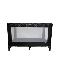 My Babiie Travel Cot - Black Marble