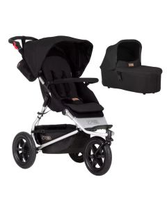 Mountain Buggy Urban Jungle Pushchair and Carrycot Plus - Black