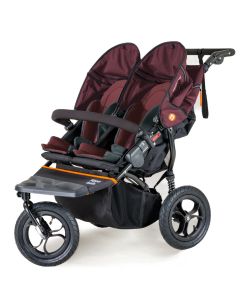 Out n About Nipper Double V5 Pushchair - Brambleberry Red