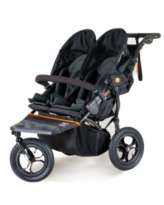 Out n About Nipper Double V5 Pushchair - Forest Black