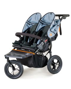 Out n About Nipper Double V5 Pushchair - Rocksalt Grey