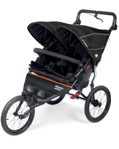 Out n About Nipper Sport Double V5 Pushchair - Summit Black