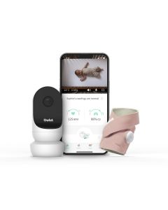 Owlet Monitor Duo Smart Sock 3 and Cam 2 - Dusty Rose