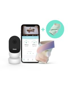 Owlet Monitor Duo BUNDLE  Smart Sock 3 and Cam 2 - Forever Rainbow