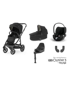 BabyStyle Oyster 3 Essential 5 Piece Cybex Cloud T i-Size Travel System Bundle - Pixel