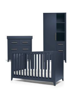Mamas & Papas Melfi 3 Piece Storage Wardrobe Range - Midnight Blue
