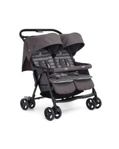Joie Aire Twin Stroller (Including Footmuff) - Dark Pewter