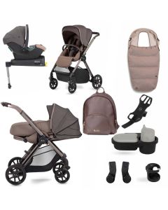Silver Cross Reef Pushchair with Newborn Pod + Ultimate Pack - Earth
