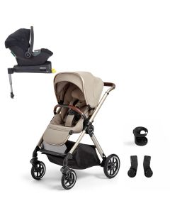 Silver Cross Reef Pushchair + Travel Pack - Stone
