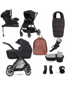 Silver Cross Reef Pushchair with First Bed Carrycot + Ultimate Pack - Orbit