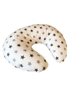 Cuddles Collection 4 in 1 Nursing Pillow - Silver Twinkle