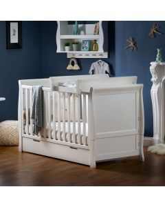 Obaby Stamford Classic Cot Bed & Cot Top Changer - White