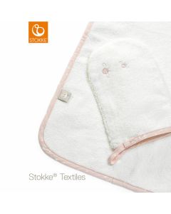 Stokke Hooded Towel - Pink Sea