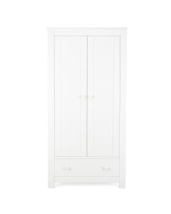 CuddleCo Aylesbury 2 Door Double Wardrobe - White